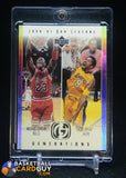 Michael Jordan/Kobe Bryant 2001-02 Upper Deck Legends Generations #G1