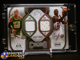 Michael Jordan / Ray Allen 2009-10 SP Game Used Edition Combo Materials #/499 memorabilia, numbered