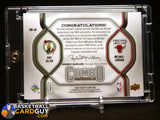 Michael Jordan / Ray Allen 2009-10 SP Game Used Edition Combo Materials #/499 memorabilia, numbered