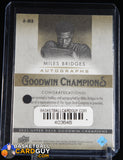 Miles Bridges 2019 Upper Deck Goodwin Champions Autographs #AMB F auto, autograph, basketball card, rookie card