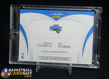 Nikola Vucevic Mo Bamba 2018-19 Panini Immaculate Dual Auto #/49 auto, autograph, numbered