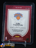 Obi Toppin 2020-21 Court Kings Heir Apparent Autographs #43 #/99 auto, autograph, numbered