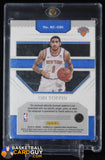 Obi Toppin 2020-21 Panini Chronicles Cornerstones Rookie Quad Relic Autographs Quartz RC #11 #/25 autograph, basketball card, numbered,