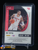 Obi Toppin 2020-21 Panini Prizm Draft Picks Prospect Autographs Hyper #7 auto, autograph