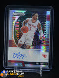 Obi Toppin 2020-21 Panini Prizm Draft Picks Prospect Autographs Hyper #7 auto, autograph