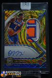 Obi Toppin 2020-21 Panini Spectra Rookie Jersey Autographs Gold Wave FOTL #186 #3/3 auto, autograph, memorabilia, numbered