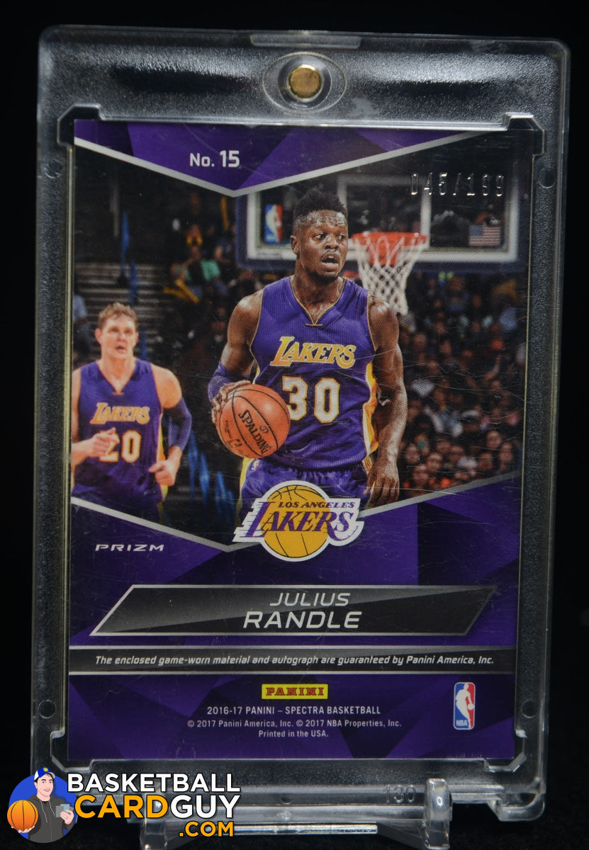 Panini Spectra 2016-17 Julius Randle Lakers Rising Stars #/199