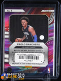 Paolo Banchero 2022 - 23 Panini Prizm Instant Impact Prizms Silver #1 basketball card, refractor, rookie card
