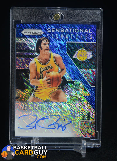 Pat Riley 2019 Panini Prizm Sensational Signatures FOTL Blue Shimmer