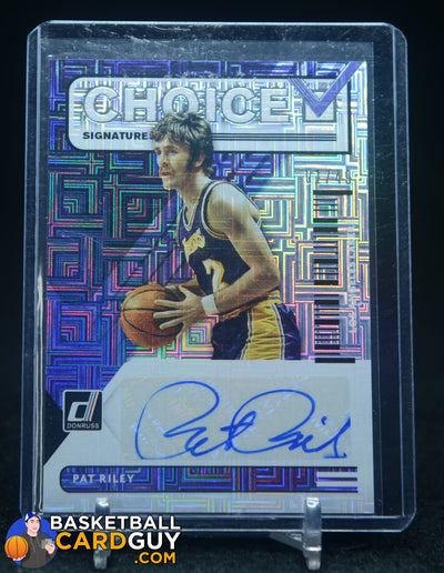 Pat Riley 2020-21 Donruss Choice Signatures #36 #/49