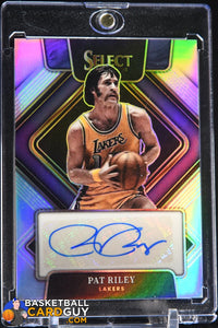 Pat Riley 2021-22 Select Signatures #12 #/149 auto, autograph, basketball card, numbered