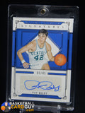 Pat Riley National Treasures Collegiate auto #/45 auto, autograph, numbered