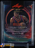 Patrick Ewing 2023 Leaf Magnificence Magnific Game-Worn Champion Patch Autograph #1/1 1of1, autograph, basketball card, numbered, patch