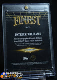 Patrick Williams 2024-25 Finest Autographs Superfractors #FAPW #1/1 auto, autograph, numbered