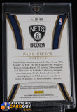 Paul Pierce 2012-13 Immaculate Collection Numbers Patches #/34 basketball card, game used, numbered, patch