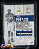 Paul Pierce 2014-15 Totally Certified Jerseys Red #61 #/249 basketball card, jersey, numbered