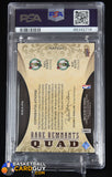 Paul Pierce/Ray Allen 2008-09 Upper Deck Premier Rare Remnants Quad Patch UD Logo #RR4PA #/10 basketball card, graded, numbered, patch