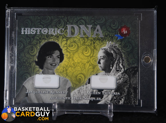 Queen Victoria/Jackie Kennedy 2022 Historic Autographs Prime Historic DNA Authentic Hair Prime #NNO #/3 hair, numbered, politics, relic,