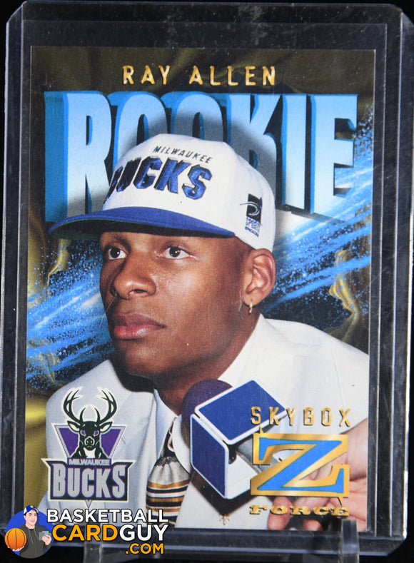 Ray Allen 1996 - 97 Z - Force Z - Cling RC #R1 basketball card, rookie card