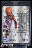 Ray Allen 1996-97 Z-Force Zebut Z-peat #2 90’s insert, basketball card