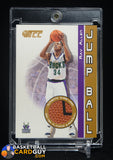 Ray Allen - 2001-02 Topps TCC Jump Ball #JBRA - Bucks Playoff Used Ball memorabilia