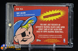 Ray Allen 2003-04 Bazooka Bazooka Blasts Memorabilia Foil #/22 memorabilia, numbered