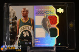 Ray Allen 2006-07 Upper Deck Black Quad Patch #/99 memorabilia, numbered