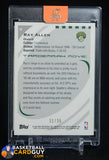 Ray Allen 2007 Trademark Moves Red Wood Parallel #/35 numbered