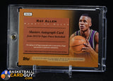Ray Allen 2023-24 Finest Masters Autographs Gold Geometric Refractors Gold Geometric Refractors #MARA #/50 auto, autograph, numbered