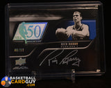 Rick Barry 2008-09 UD Black 50 Greatest Autographs #50AURB auto, autograph, numbered