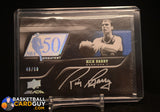 Rick Barry 2008-09 UD Black 50 Greatest Autographs #50AURB auto, autograph, numbered