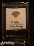 RJ Barrett 2019 Panini Black Friday Massive Materials #RB #/50 memorabilia, numbered, patch