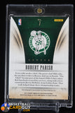 Robert Parish 2013-14 Immaculate Collection HOF Heroes Signatures #7 #/60 autograph, basketball card, numbered