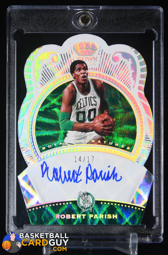 Robert Parish 2020-21 Crown Royale Royal Signatures FOTL #10 #/17 auto, autograph, basketball card, numbered