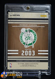 Robert Parish 2021-22 Panini Chronicles Playoff Hall of Fame Autographs Asia Gold #8 #/5 auto, autograph, numbered