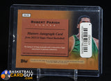 Robert Parish 2023-24 Finest Masters Autographs Gold Geometric Refractors Gold Geometric #/50 auto, autograph, numbered