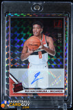 Rui Hachimura 2019 - 20 Clearly Donruss Rated Rookie Autographs Red Mosaic #6 auto, autograph, basketball card, numbered, card