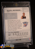 Russell Westbrook 2008-09 Topps Co-Signers Rookie Autographs #104 B #/100 auto, autograph, numbered