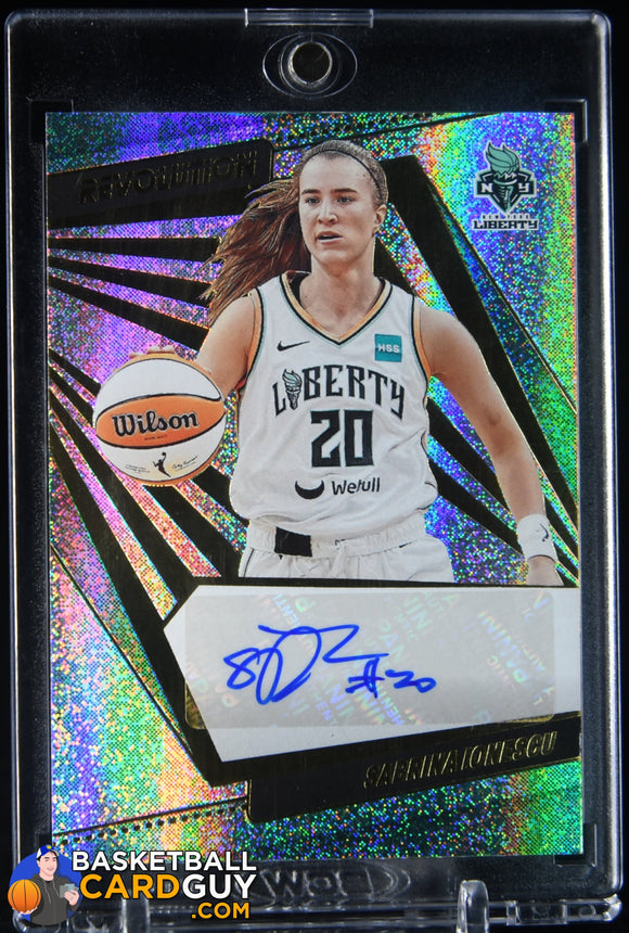 Sabrina Ionescu 2022 Panini Revolution WNBA Autographs #16 auto, autograph, basketball card