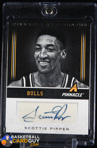 Scottie Pippen 2013-14 Pinnacle Autographs #171 autograph, basketball card, numbered