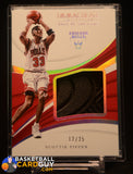 Scottie Pippen 2017-18 Immaculate Collection Sole of the Game #/25 memorabilia, numbered