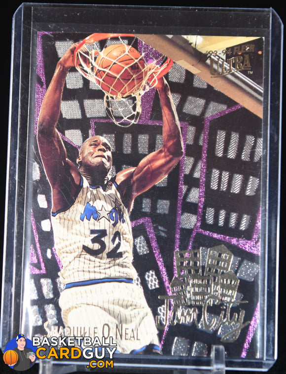 Shaquille O’Neal 1993 - 94 Ultra Jam City #7 90’s insert, basketball card