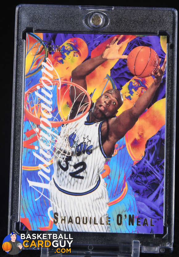 Shaquille O’Neal 1995 - 96 Flair Anticipation #7 90’s insert, basketball card