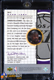 Shaquille O’Neal 1999 - 00 Upper Deck MVP Game - Used Souvenirs #SOS Game Ball basketball card, used, patch