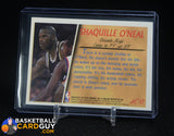 Shaquille Oneal 1996 Topps Holding Court Basketball w/ Peel
