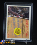 Shaquille Oneal 1996 Topps Holding Court Basketball w/ Peel
