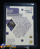 Shaquille Oneal 1997 Upper Deck High Dimensions Basketball #666/2000