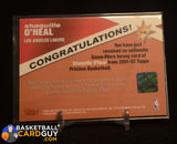 Shaquille O’Neal 2001-02 Topps Pristine Slice of a Star #SSO memorabilia