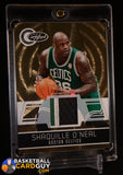 Shaquille O’Neal 2010-11 Certified Gold CELTICS Game-Worn Patch #/25 memorabilia, numbered