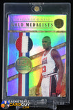 Shaquille O’Neal 2010-11 Panini Gold Standard Gold Medalists Materials Prime #13 USA PATCH #/25 autograph, basketball card, numbered,